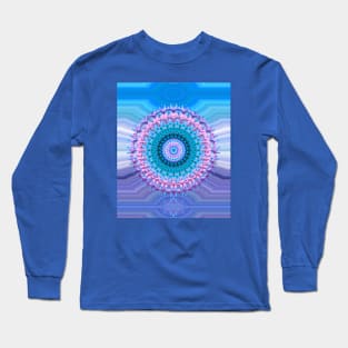 digital mandala Long Sleeve T-Shirt